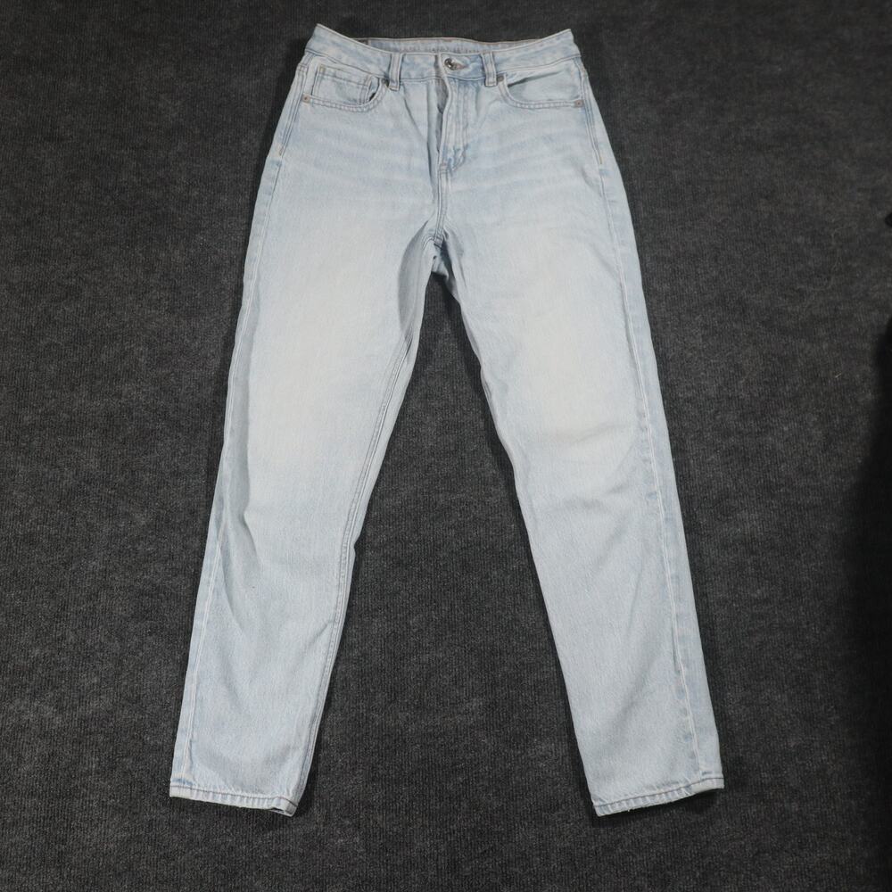 American Eagle Light Wash Mom Jeans